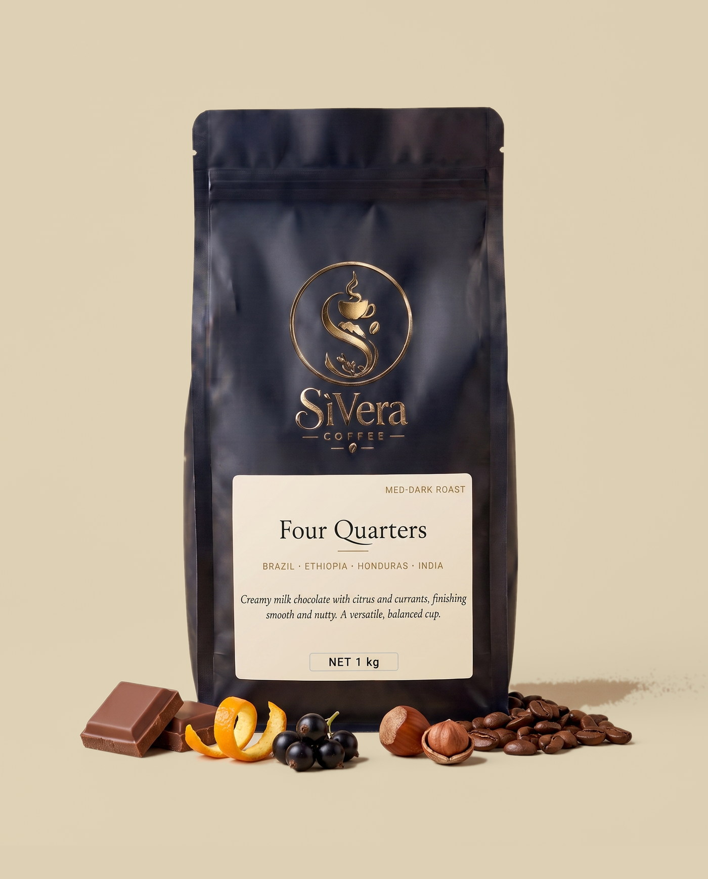 Four Quarters coffee bag