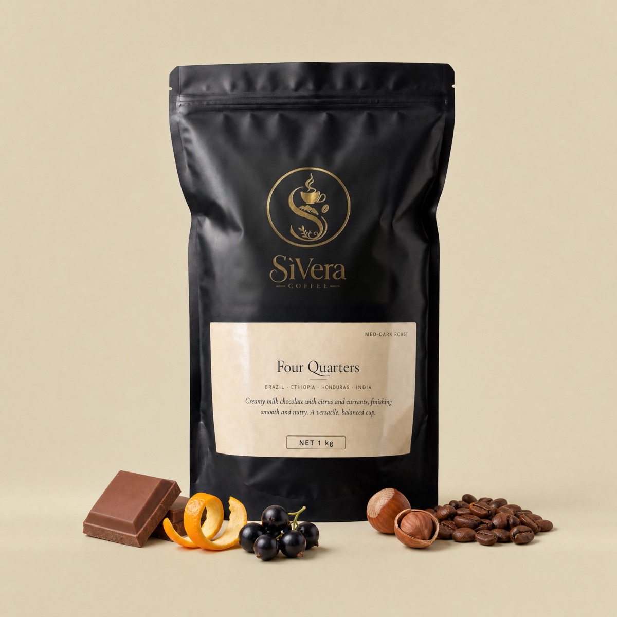 Four Quarters coffee bag